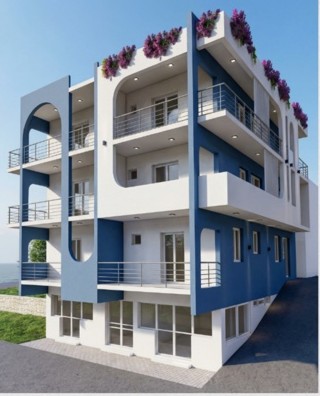 Architectural render of Loutra II Residences